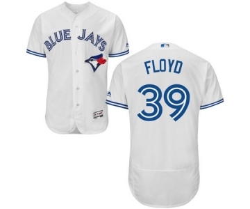 Men Toronto Blue Jays #39 gavin floyd Majestic White Flexbase Authentic Collection Player Jersey