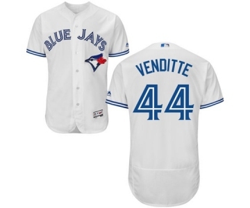 Men Toronto Blue Jays #44 pat venditte Majestic White Flexbase Authentic Collection Player Jersey