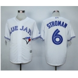 Men Toronto Blue Jays #6 Marcus Stroman White 2016 Official Cool Base Jersey