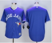 Men Toronto Blue Jays Blank Blue 2016 Official Cool Base Jersey