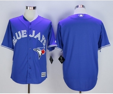 Men Toronto Blue Jays Blank Blue 2016 Official Cool Base Jersey