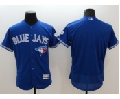 Men Toronto Blue Jays blank Majestic blue Royal 40th Anniversary Flexbase Authentic Collection Jersey