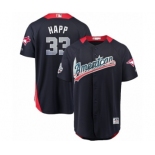 Men's Majestic Toronto Blue Jays #33 J.A. Happ Game Navy Blue American League 2018 MLB All-Star MLB Jersey