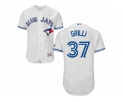 Men's Majestic Toronto Blue Jays #37 Jason Grilli White Flexbase Authentic Collection MLB Jersey