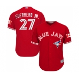 Men's Toronto Blue Jays #27 Vladimir Guerrero Jr. Replica Scarlet Alternate Cool Base Baseball Jersey