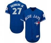 Men's Toronto Blue Jays #27 Vladimir Guerrero Jr. Royal Blue Alternate Flex Base Authentic Collection Baseball Jersey