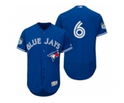 Men's Toronto Blue Jays #6 Marcus Stroman 2017 Spring Training Flex Base Authentic Collection Stitched Baseball Jersey