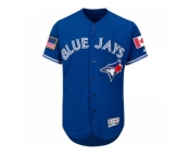 Men's Toronto Blue Jays Blank Royal Blue Stitched 2016 Fashion Stars & Stripes Flex Base Baseball Jersey