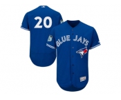 Toronto Blue Jays #20 Josh Donaldson Blue 2017 Spring Training Flexbase Authentic Collection Stitched Baseball Jersey