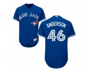 Toronto Blue Jays #46 Brett Anderson Royal Blue Flexbase Authentic Collection MLB Jersey