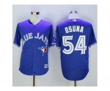 Toronto Blue Jays #54 Roberto Osuna Blue New Cool Base 40th Anniversary Stitched Baseball Jersey