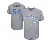 Toronto Blue Jays #54 Roberto Osuna Grey Flexbase Authentic Collection 2016 Father's Day Stitched Baseball Jersey