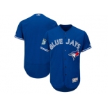 Toronto Blue Jays Blank Blue 2017 Spring Training Flexbase Authentic Collection Stitched Baseball Jersey