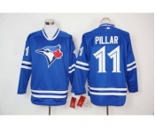 mlb jerseys toronto blue jays #11 kevin pillar blue long sleeve