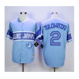 mlb jerseys toronto blue jays #2 tulowitzki lt.blue[2015 new]