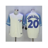 mlb jerseys toronto blue jays #20 donaldson white[2016 new]