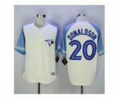 mlb jerseys toronto blue jays #20 donaldson white[2016 new]