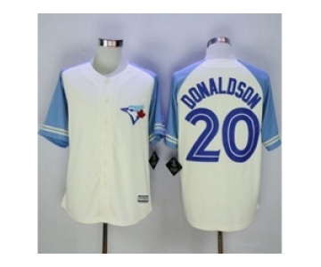 mlb jerseys toronto blue jays #20 donaldson white[2016 new]