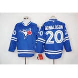 mlb jerseys toronto blue jays #20 josh donaldson blue long sleeve