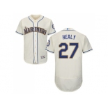 Men Seattle Mariners #27 Ryon Healy Cream Flexbase Authentic Collection Stitched MLB Jersey