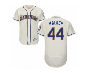 Men's Majestic Seattle Mariners #44 Taijuan Walker Cream Flexbase Authentic Collection MLB Jersey