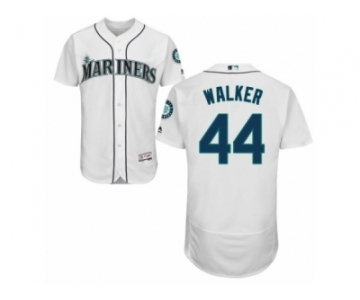 Men's Majestic Seattle Mariners #44 Taijuan Walker White Flexbase Authentic Collection MLB Jersey