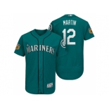 Men's Seattle Mariners #12 Leonys Martin 2017 Spring Training Flex Base Authentic Collection Stitched Baseball Jersey