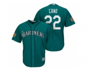 Men's Seattle Mariners #22 Robinson Cano 2017 Spring Training Cool Base Stitched MLB Jersey