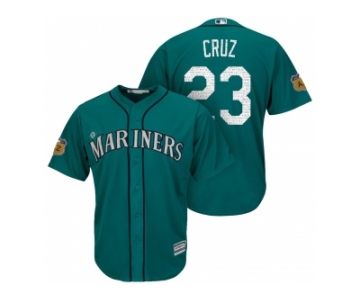 Men's Seattle Mariners #23 Nelson Cruz 2017 Spring Training Cool Base Stitched MLB Jersey