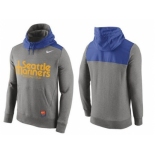 Men's Seattle Mariners Nike Gray Cooperstown Collection Hybrid Pullover Hoodie