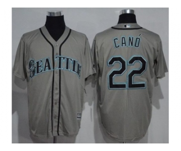 Seattle Mariners #22 Robinson Cano Grey New Cool Base Stitched MLB Jersey