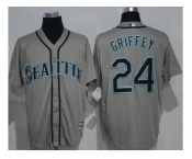 Seattle Mariners #24 Ken Griffey Grey New Cool Base Stitched MLB Jersey