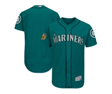 Seattle Mariners Blank Green 2017 Spring Training Flexbase Authentic Collection Stitched Baseball Jersey