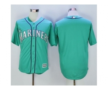 Seattle Mariners Blank Green New Cool Base Stitched Baseball Jersey