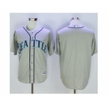 Seattle Mariners Blank Grey New Cool Base Stitched Baseball Jersey