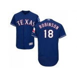 Men Texas Rangers #18 Drew Robinson Blue Flexbase Authentic Collection Stitched MLB Jersey