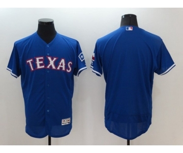 Men Texas Rangers Blank Majestic Blue Flexbase Authentic Collection Team Jersey