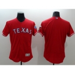 Men Texas Rangers Blank Majestic Red Flexbase Authentic Collection Team Jersey