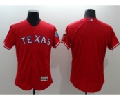 Men Texas Rangers Blank Majestic Red Flexbase Authentic Collection Team Jersey