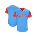 Men's 2017 Little League World Series Texas Rangers Light Blue Jersey