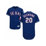 Men's Majestic Texas Rangers #20 Ian Desmond Royal Blue Flexbase Authentic Collection MLB Jersey