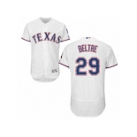 Men's Majestic Texas Rangers #29 Adrian Beltre White Flexbase Authentic Collection MLB Jersey