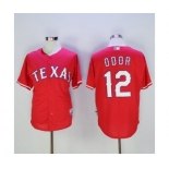 Men's Texas Rangers #12 Rougned Odor Majestic Red Player Authentic Jersey