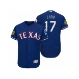 Men's Texas Rangers #17 Shin-soo Choo 2017 Spring Training Flex Base Authentic Collection Stitched Baseball Jersey