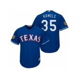 Men's Texas Rangers #35 Cole Hamels 2017 Spring Training Cool Base Stitched MLB Jersey