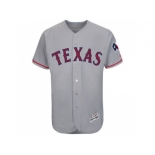 Men's Texas Rangers Blank Grey Stitched 2016 Fashion Stars & Stripes Flex Base Baseball Jersey