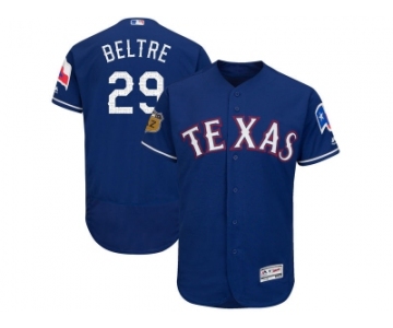 Texas Rangers #29 Adrian Beltre Blue 2017 Spring Training Flexbase Authentic Collection Stitched Baseball Jersey