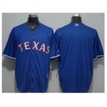 Texas Rangers Blank Blue New Cool Base Stitched Baseball Jersey