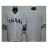 Texas Rangers Blank White New Cool Base Stitched Baseball Jersey