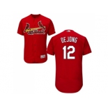 Men St. Louis Cardinals #12 Paul DeJong Red Flexbase Authentic Collection Stitched MLB Jersey